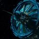 La nave generacional Nauvoo, después reconvertida en la Estación Medina, tal y como aparece en la serie The Expanse.